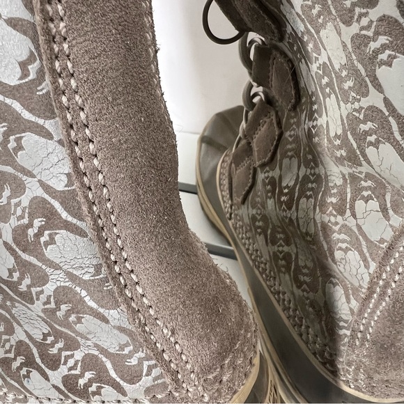 SOREL BOOTS rare print 1964 PAC waterproof winter rain snow VGC SIZE 7 women’s - Picture 7 of 11
